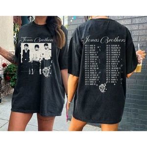 Jonas Brothers Band Tour 2 Sided Music Fan Graphic Unisex Concert T-Shirt